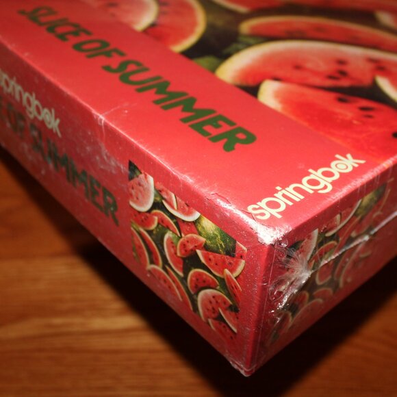 3/$88❤️sealed vintage 2003 SLICE OF SUMMER Springbok puzzle Watermelon Mosaic - Picture 6 of 7